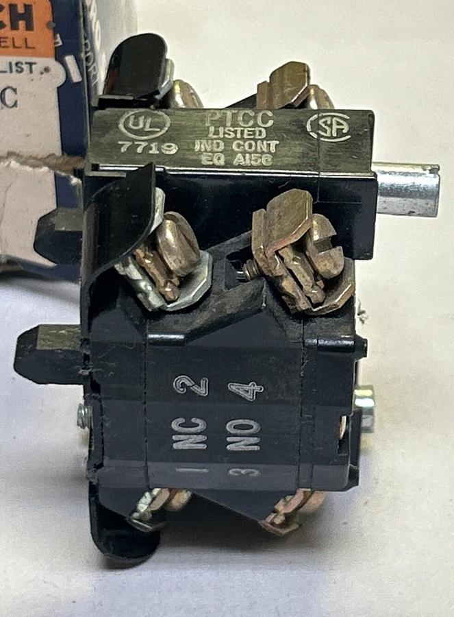 HONEYWELL MICROSWITCH,PTCC,CONTACT BLOCK NOS