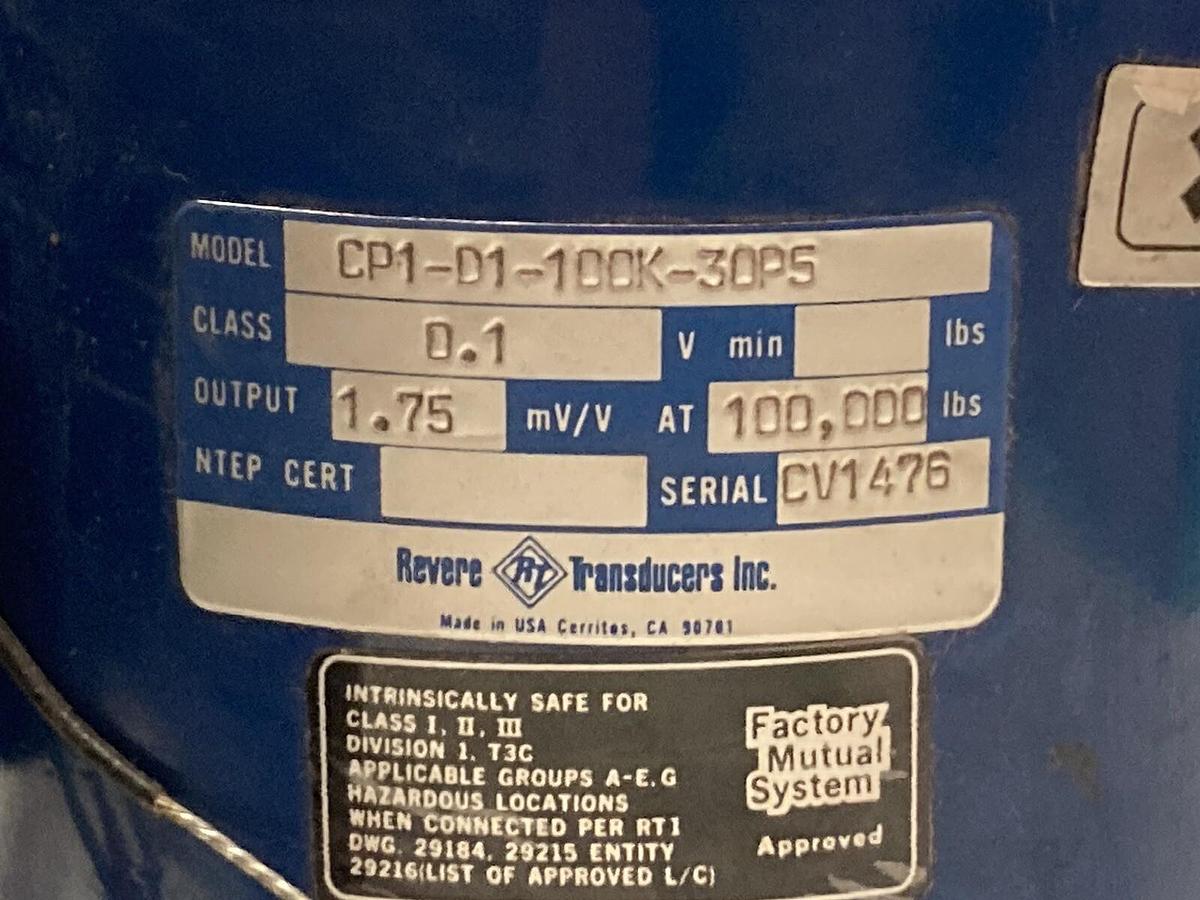 Revere Transducers,CP1-D1-100K-30P5,Load Cell 1.75 MV/V