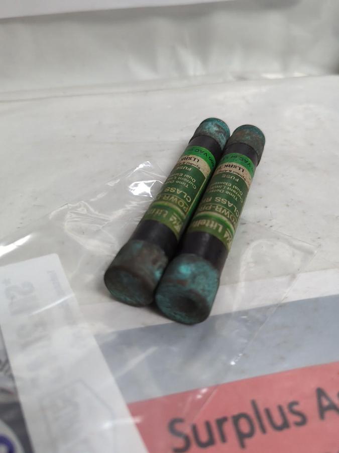 Used LITTELFUSE,LLSRK-12,POWR-PRO 12 AMP FUSE LOT OF 2 PRE-OWNED