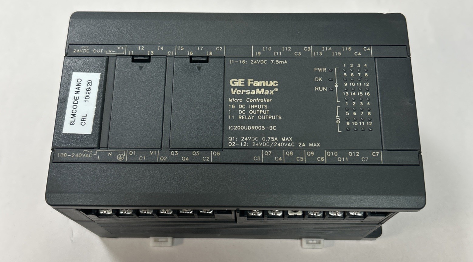 Used GE FANUC,IC2000UDR005-BC,MICRO CONTROLLER
