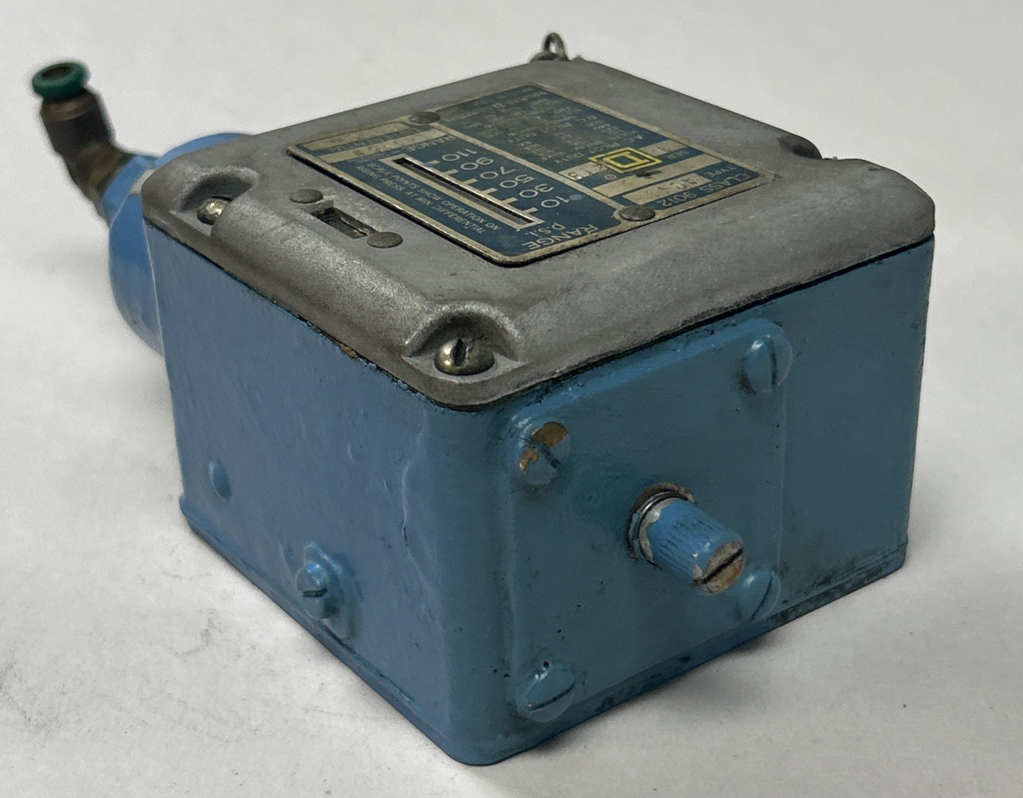 Used SQUARE D,9012ACW1,PRESSURE SWITCH