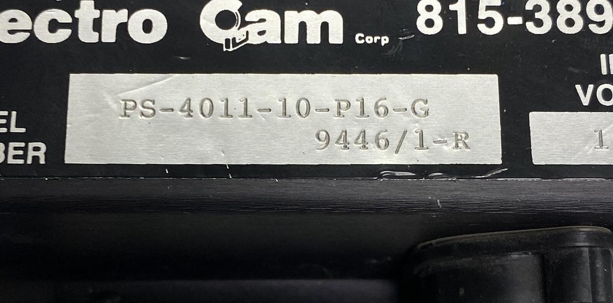 Used ELECTRO CAM,PS-4011-10-P16-G, PROGRAMMABLE LIMIT SWITCH