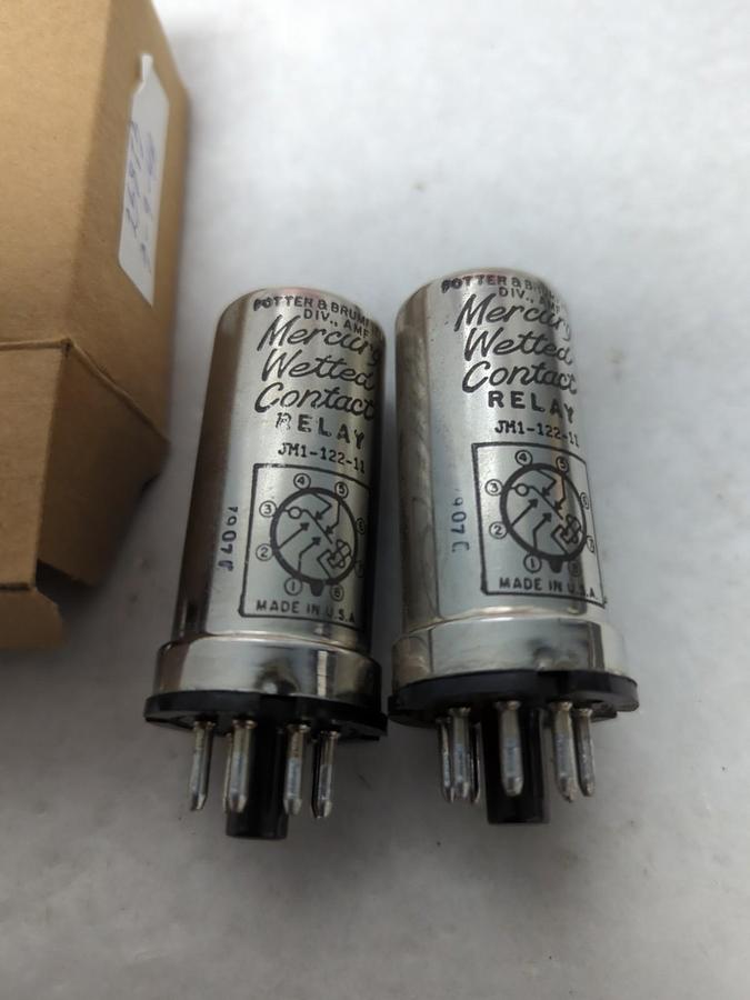 POTTER & BRUMFIELD,JM1-122-11,RELAY PACK OF 2 NOS