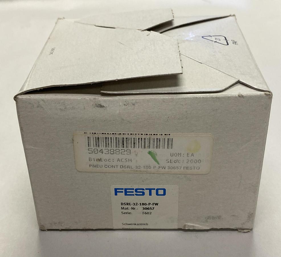Used FESTO,DSRL-32-180-P-FW,SEMI-ROTARY DRIVE NEW
