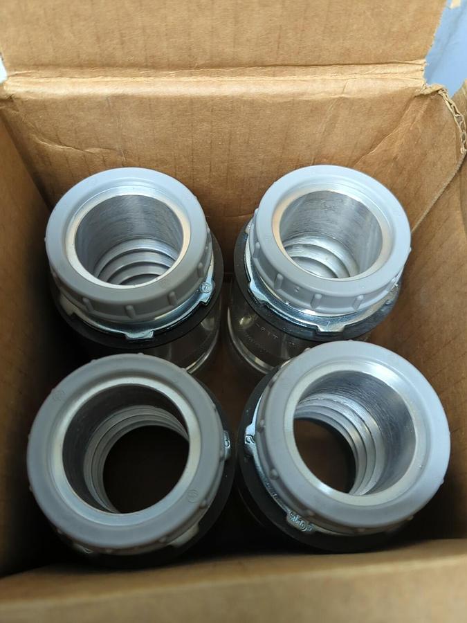 SERVICE WIRE CO.,CONW184,METAL CLAD  TYPE MC SERIES CABLE CONNECTOR BOX OF 4