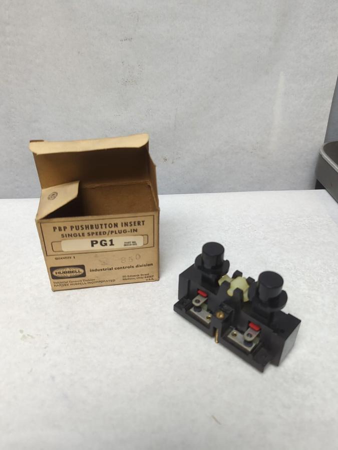 HUBBELL PG1,PBP PUSHBUTTON INSERT NOS