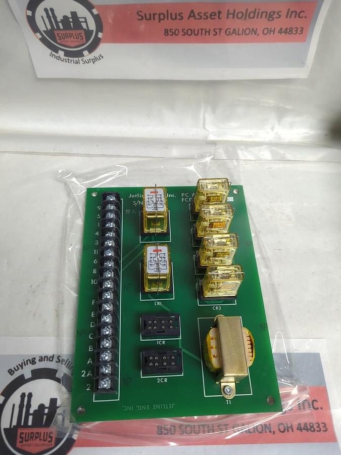 Used JETLINE,FCP-10B-3,PC ASSEMBLY BOARD REV B PRE-OWNED