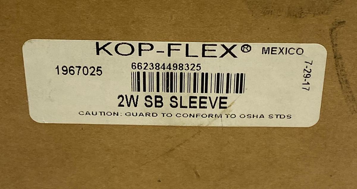 Used KOP-FLEX,1967025,2W-SB-SLEEVE NOS