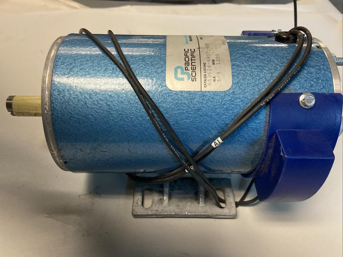 Pacific Scientific,BA3624-4407-48B,1/4Hp Motor 1200RPM 74DC