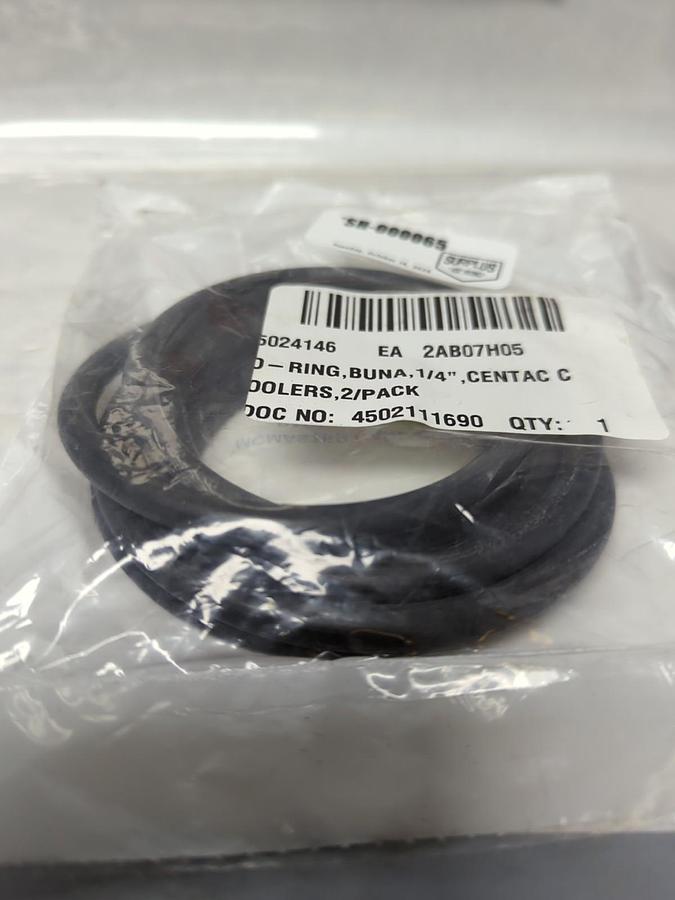 MCMASTER CARR SUPPLY,ZMCCH70448,O-RING-BUNA 1/4 INCH PACK OF 2 NOS