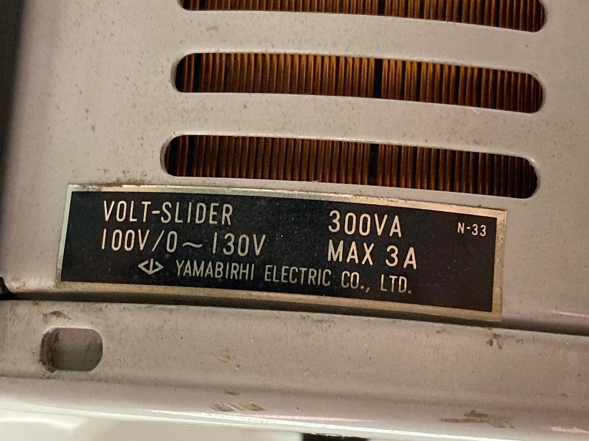 Used Yamabishi,57-2-16,Variable Transformer Volt Slider