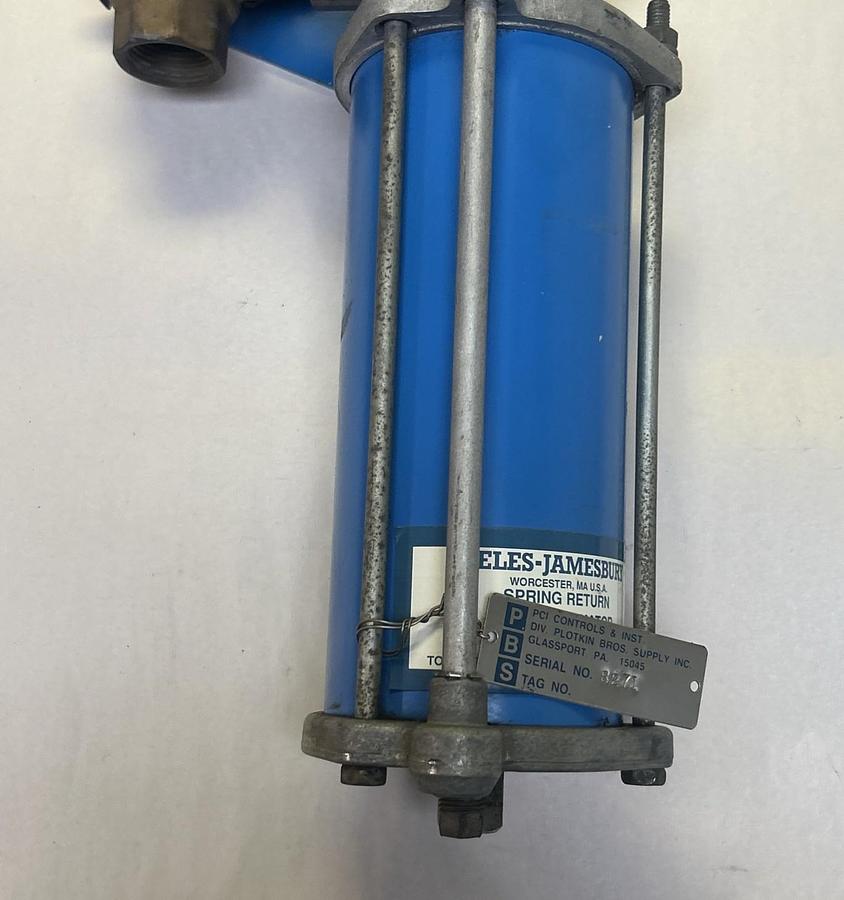 Used NELES-JAMESBURY,ST20MS,SPRING RETURN VALVE ACTUATOR
