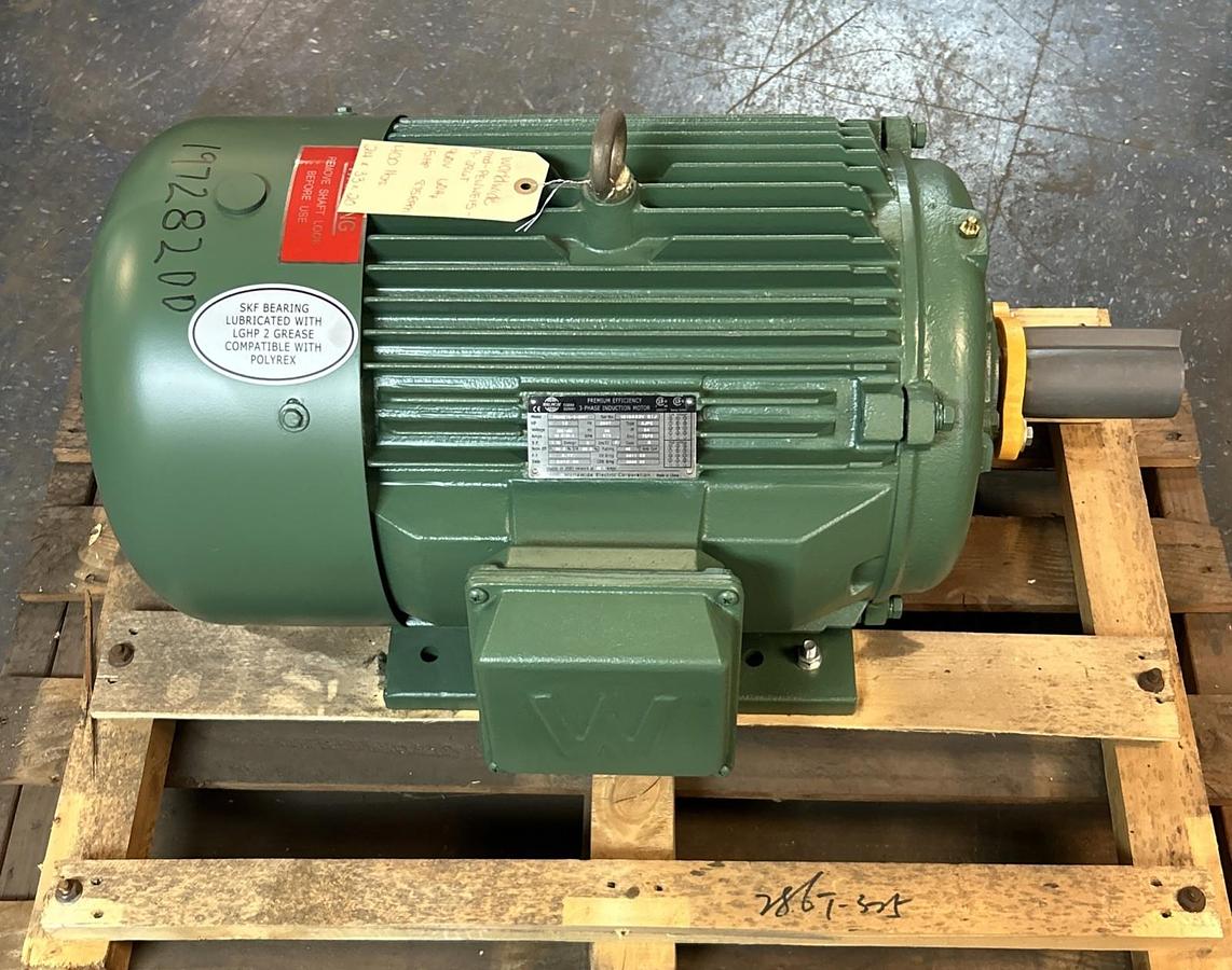 WORLDWIDE,PEWWE15-9-286T,INDUCTION MOTOR 15HP 875RPM 230/460V 286T FRAME
