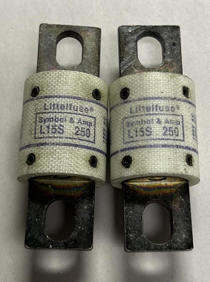 LITTELFUSE,L15S250,SEMICONDUCTOR FUSES 250A 150V LOT OF 2 NOS
