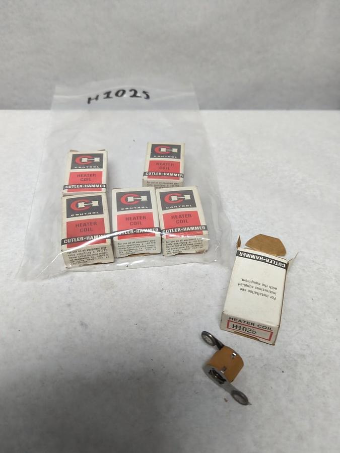 CUTLER HAMMER,H1025,OVERLOAD HEATER ELEMENT LOT OF 6 NOS