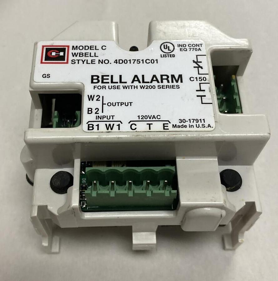 Used Cutler-Hammer,4D01751C01,Bell Alarm Model C Lot Of 4