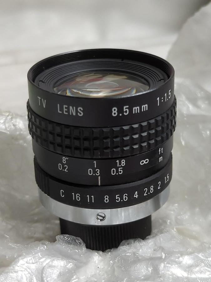 COSMICAR PENTAX,C30811,LENS 8.5MM F/1.5 2/3MI C NOS