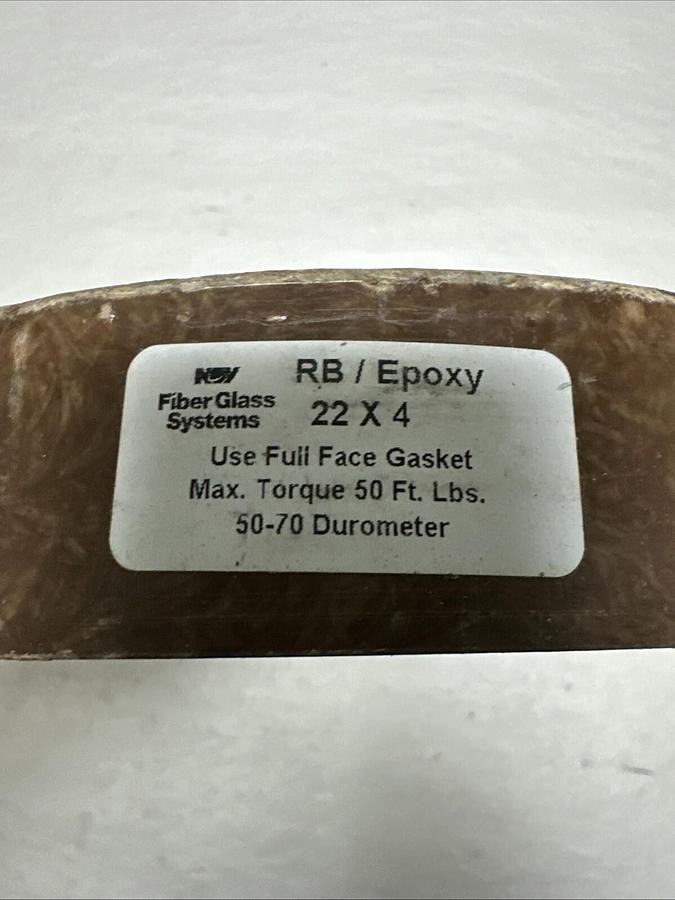 Used Fiber Glass Systems,09C11-VW,RB/Epoxy 22x4 Flange