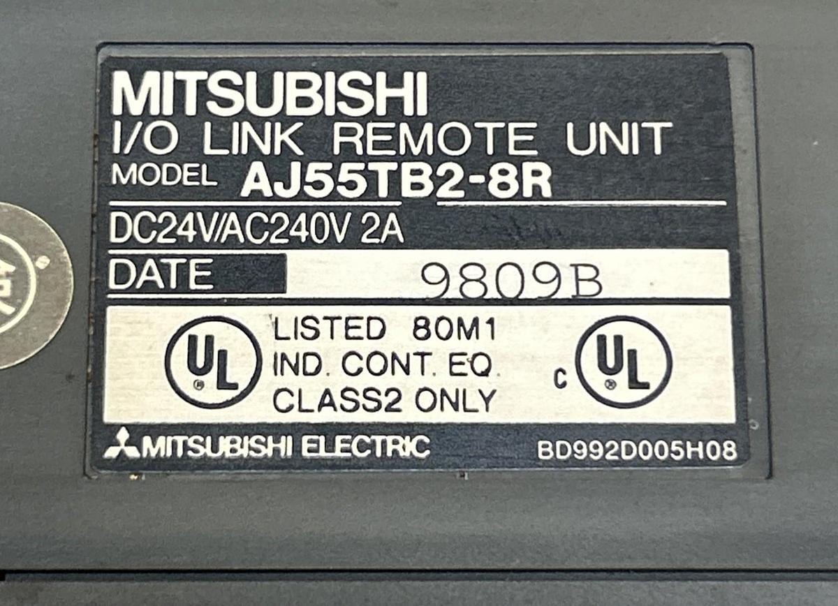 Used MITSUBISHI,AJ55TB2-8R,I/O LINK REMOTE UNIT
