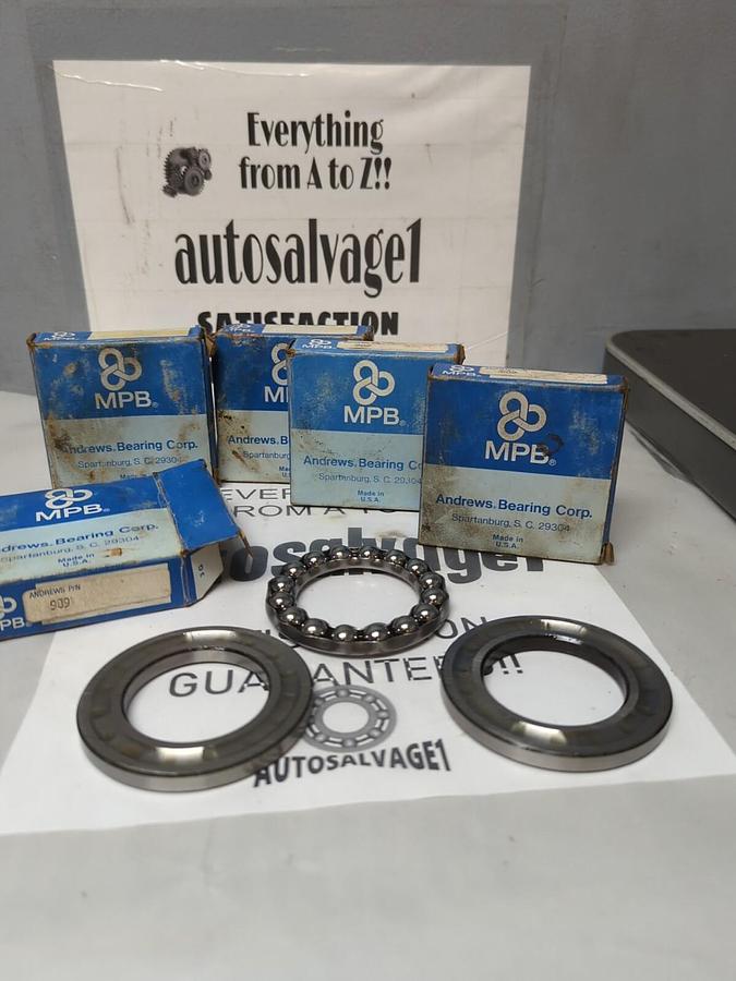 ANDREWS,909,THRUST BALL BEARING LOT OF 5 NOS
