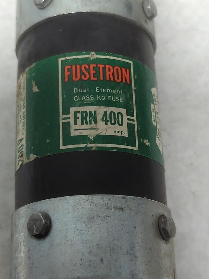 Used COOPER BUSSMANN,FRN-400,FUSETRON 400 AMP FUSE PRE-OWNED