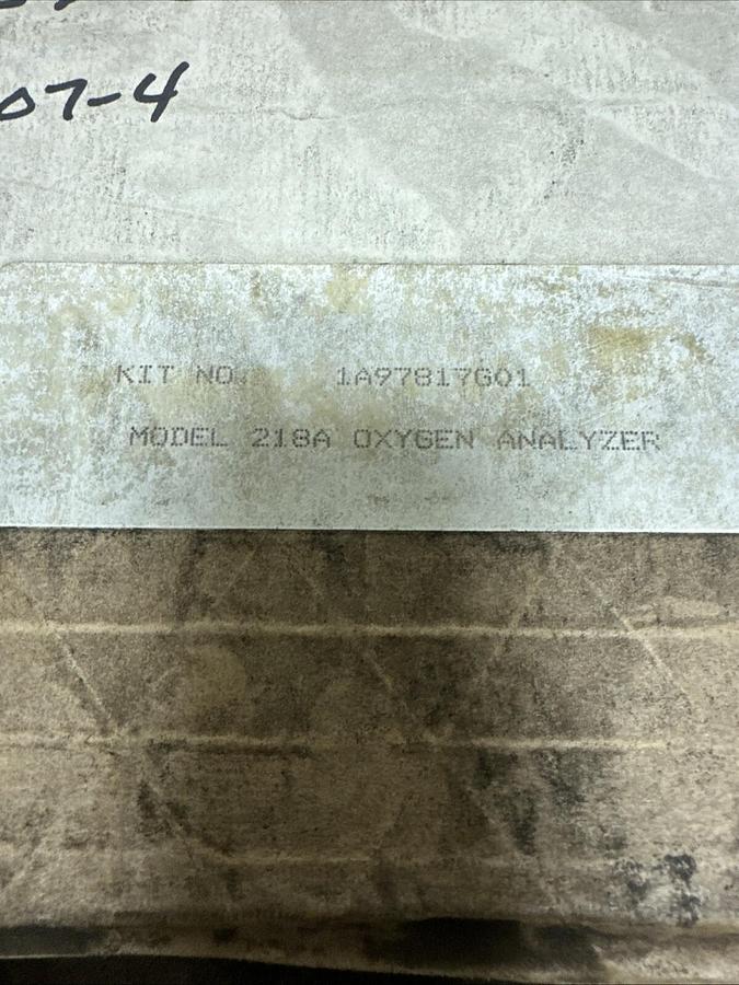 Rosemount,1A97817G01,Model 218A Oxygen Analyzer Repair Kit