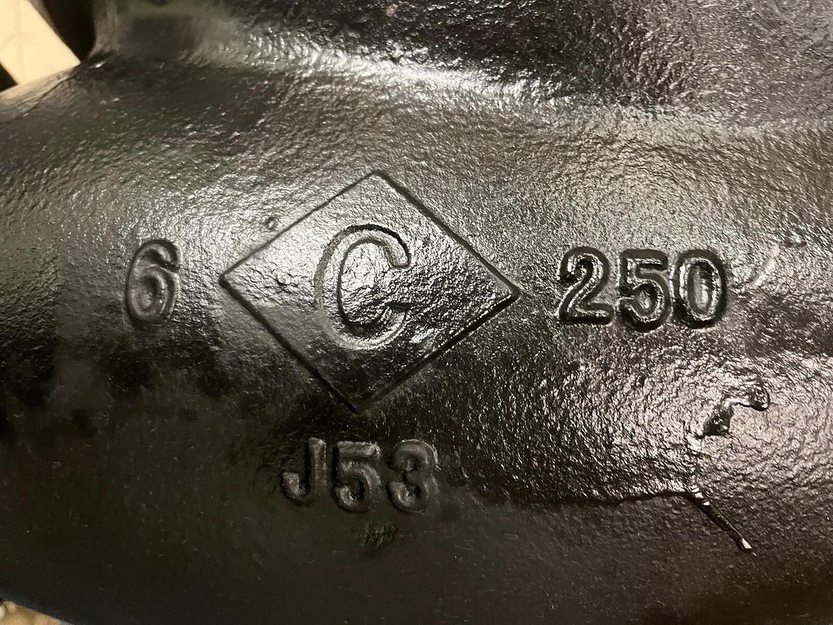 CRANE,FIGURE 28E,STOP CHECK VALVE 6" CLASS 250 TRIM IBBM