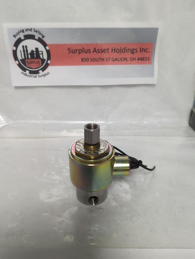 Used PARKER,G6014-0153,SOLENOID VALVE 125PSI 11 WATT PRE-OWNED