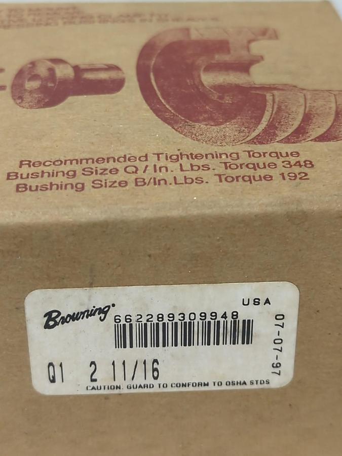 BROWNING,Q1 2-11/16,BUSHING 2-11/16 INCH NOS