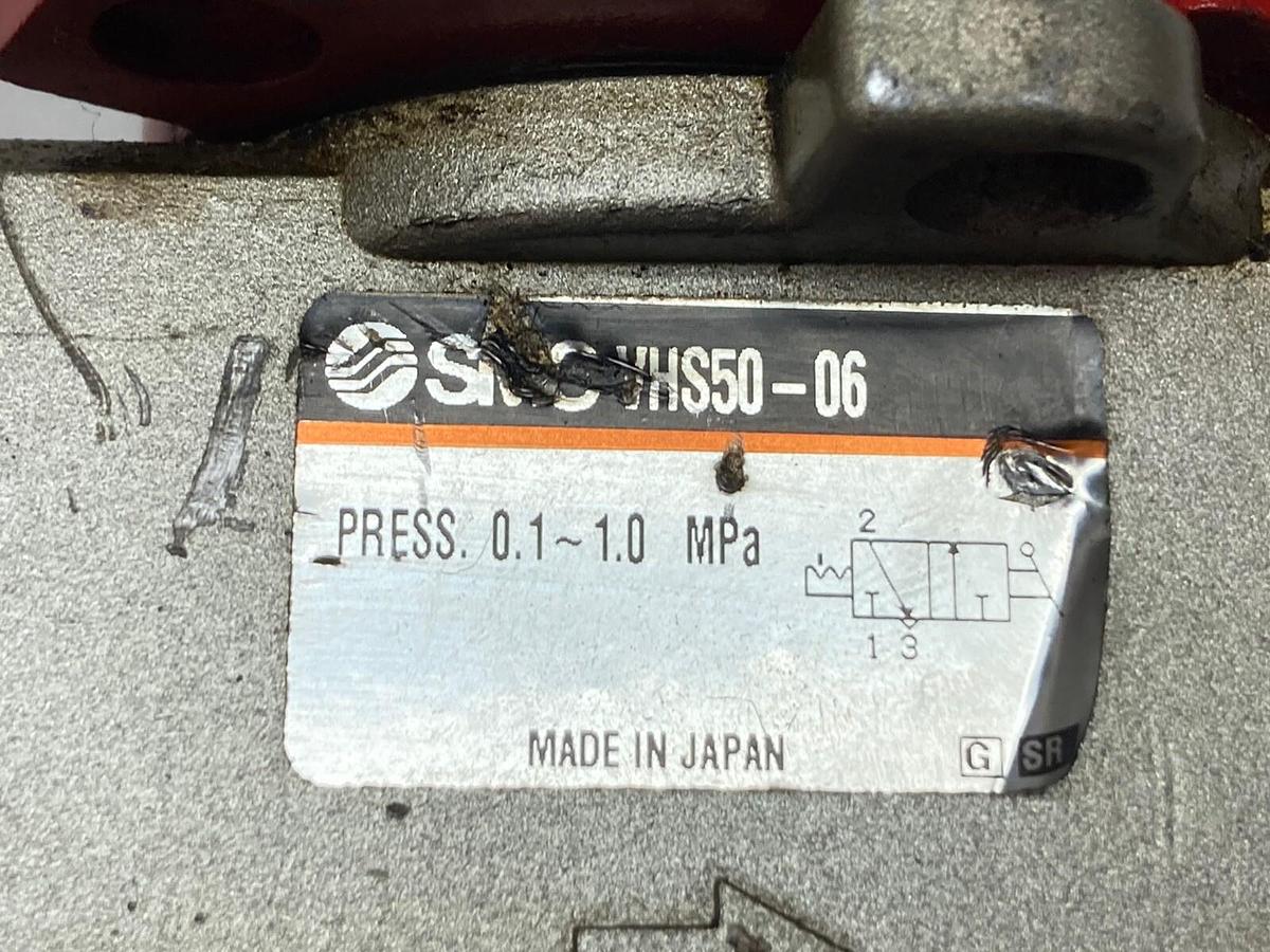 Used SMC,VHS50-06,3-Port Lockout Valve 0.1~1.0 MPa