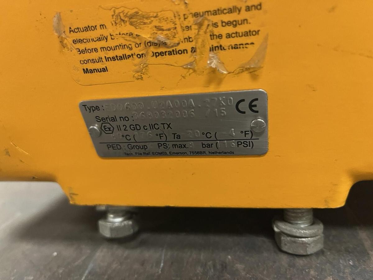 ELOMATIC,ED0600.U2A00A.27K, ACTUATOR W/ ULTRA SWITCH NGL210 ASCO 8551A001MS