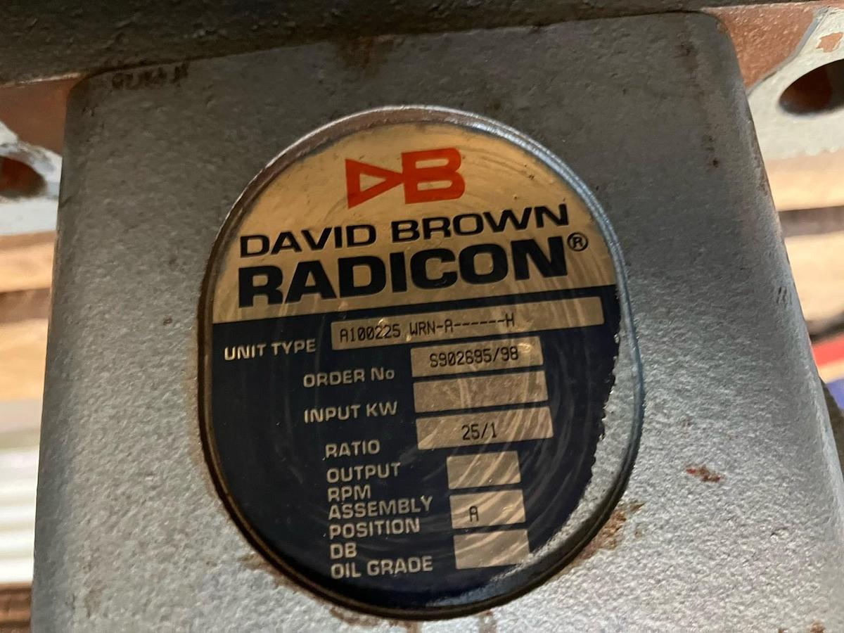 Used RADICON,A100225 WRN-A-----H,GEAR SPEED REDUCER RATIO 25