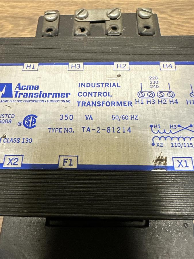 Used Acme,TA-2-81214,Transformer