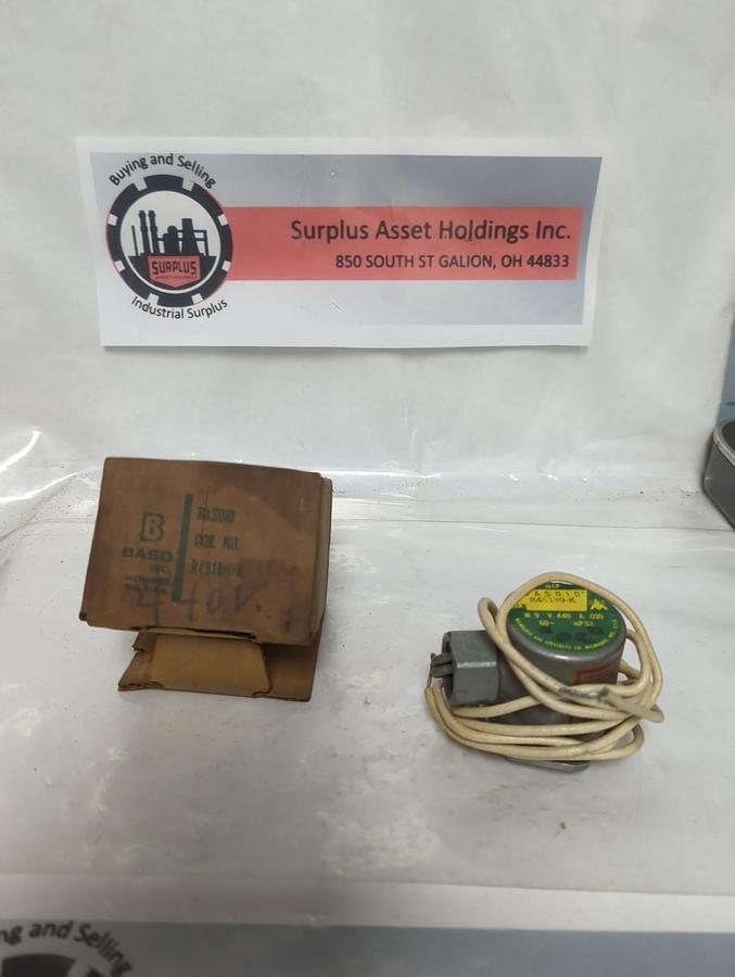 BASO,R46189-K,BASOID COIL REPLACEMENT 440V .030A 9W G-LP  1/2PSI NOS