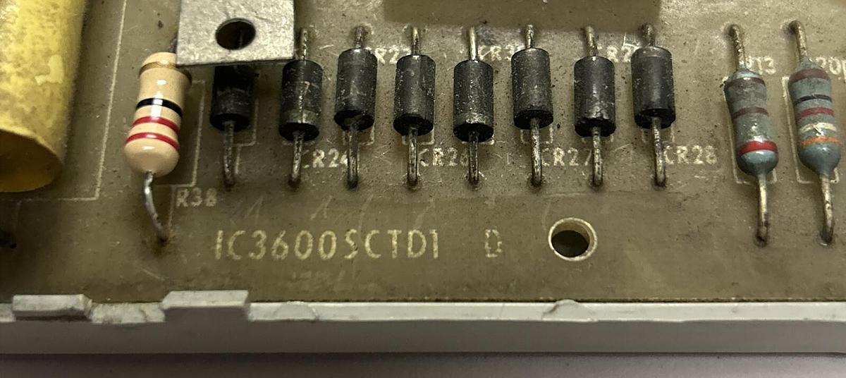 Used GENERAL ELECTRIC,IC3600SCTD1,COUNTER TORQ BOARD