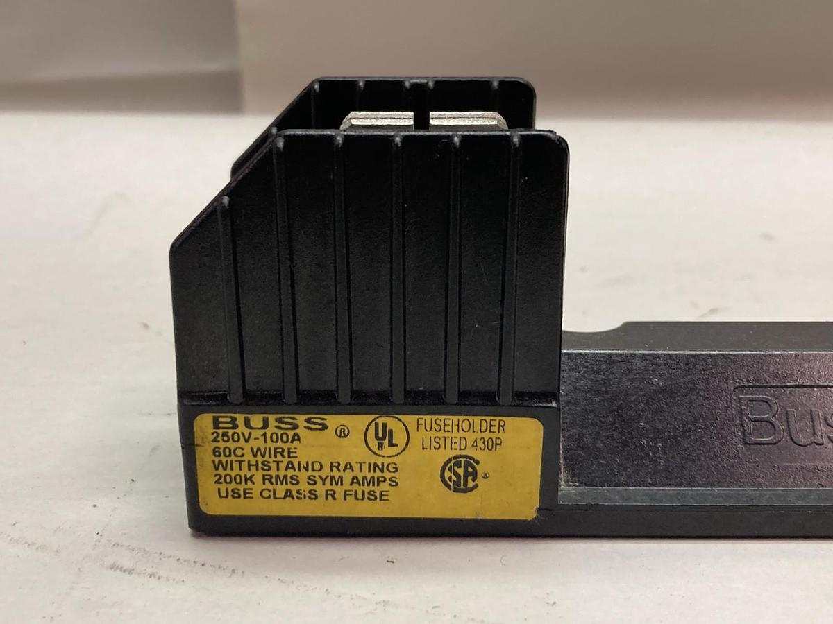 Bussman,R25100-1CR,Fuse Block 250V 100A 60C Wire