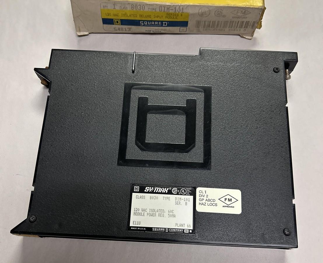 Used SQUARE D,8030-DIM-101,DELUXE INPUT MODULE NEW