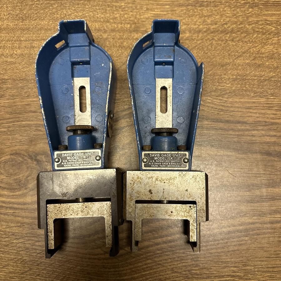 Used Davis Gage Unit Model K Housing LOT of 2