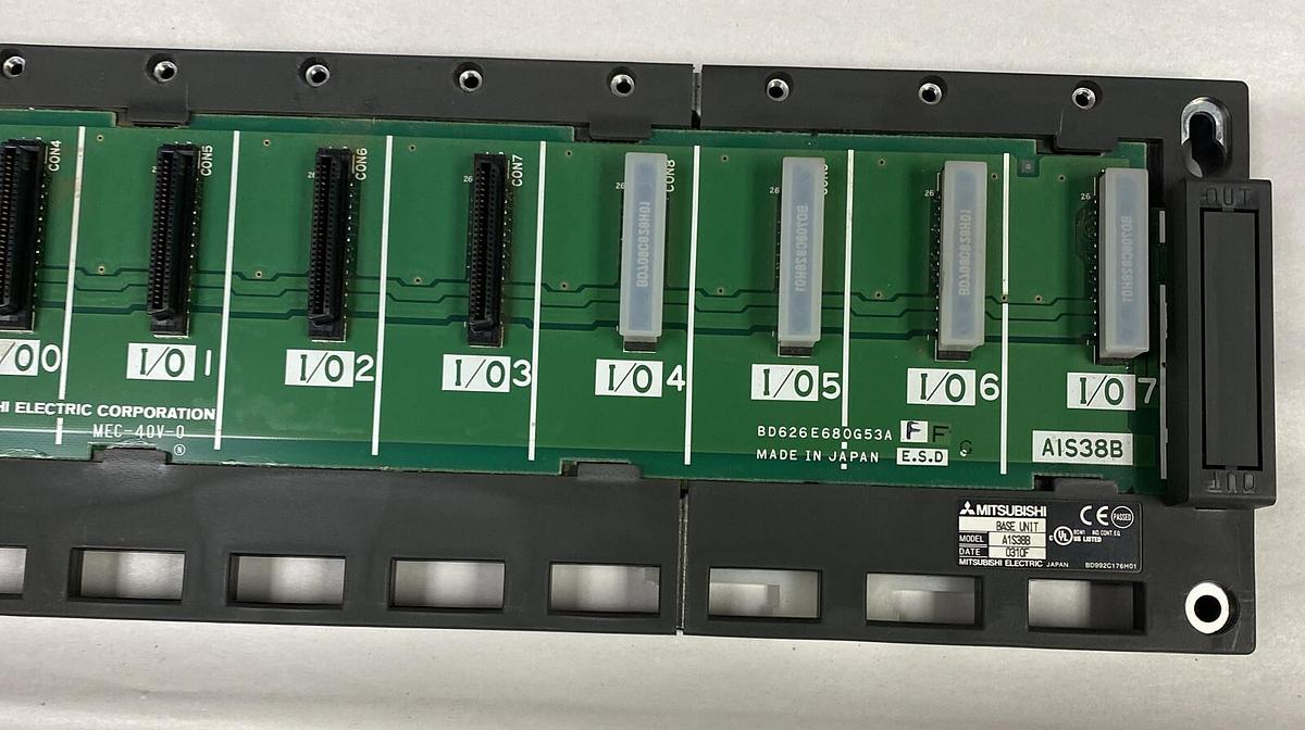 Used Mitsubishi,A1S38B,Base Unit