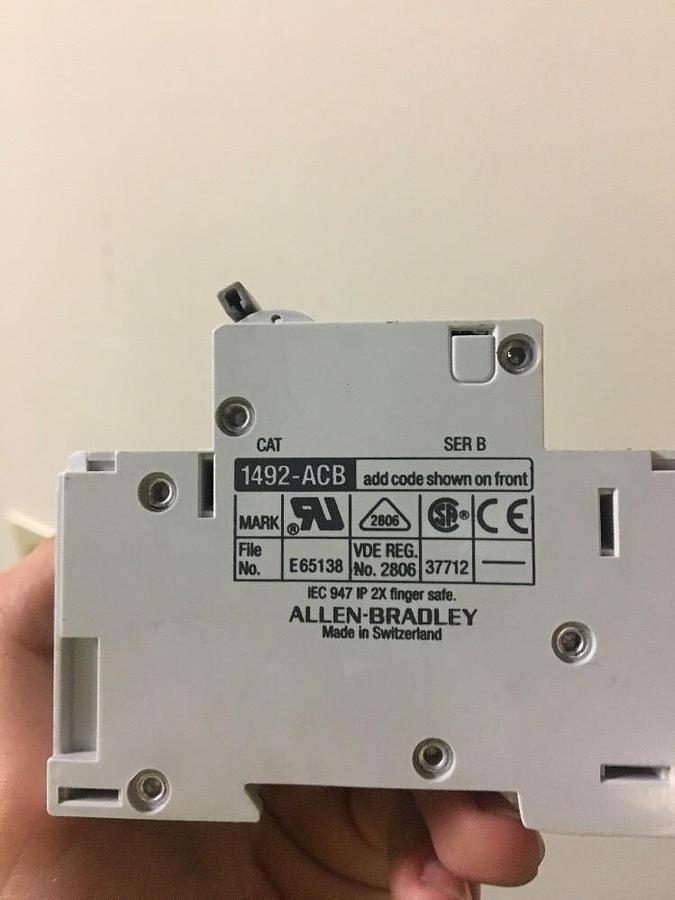 Allen Bradley,1492-ACB / 1492-CB1,Circuit Breaker Series B 6A G060 H1  Lot Of 3