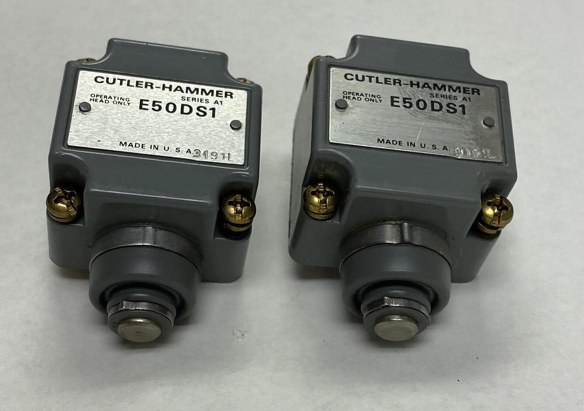 CUTLER HAMMER,E50DS1,LIMIT SWITCH HEAD LOT OF 2 NEW NO BOX