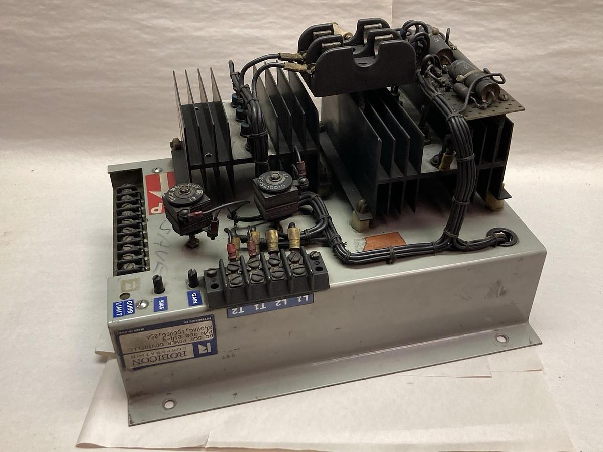 Used Robicon,402 214-3,DC SCR Power Controller 240Vac 190VDC 25A
