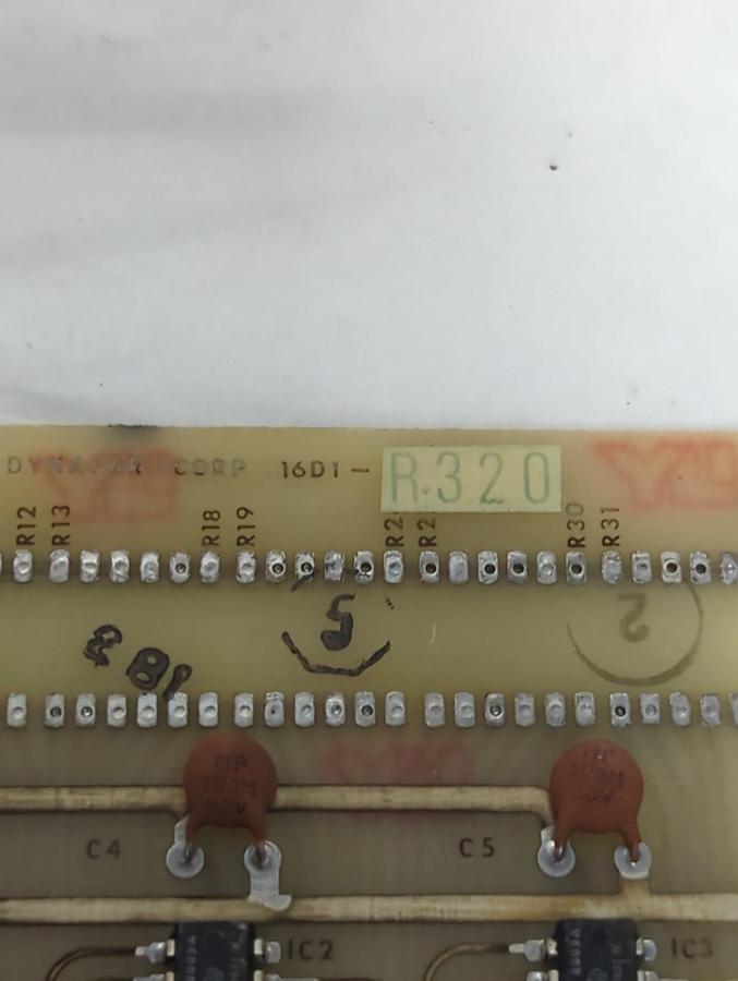 Used DYNAPAR,16D1-R320,CIRCUIT BOARD PRE-OWNED