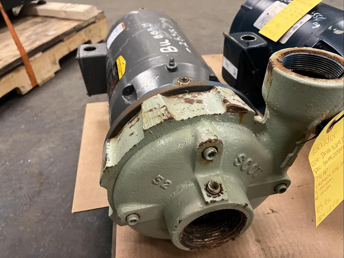 Used SCOT,52,CENTRIFUGAL PUMP 2.5"X2" 7.5HP 3450RPM 3PH