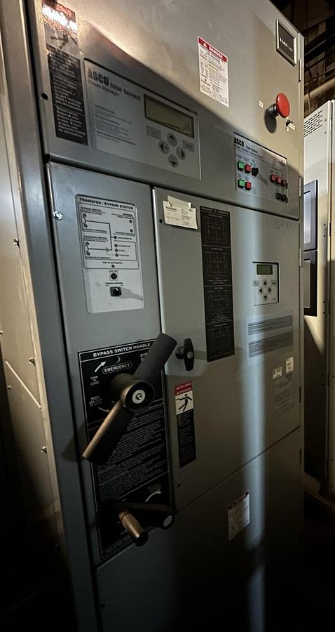 Emerson ASCO,7000 Series,TRANSFER SWITCH 7ACTB 480V 600A 3PH  J7ACTBA30600N5ZC