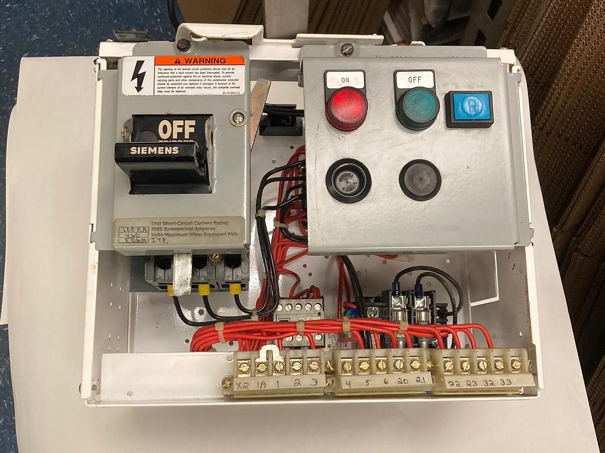 Used ITE Siemens,Model 95 36-89033,1 Amp Size 1 MCC Starter Bucket