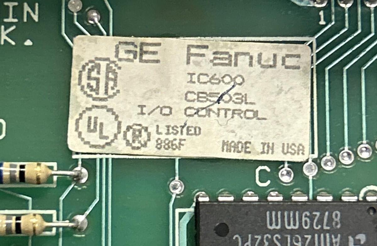 GE FANUC,IC600CB503L,I/O CONTROL MODULE NOS