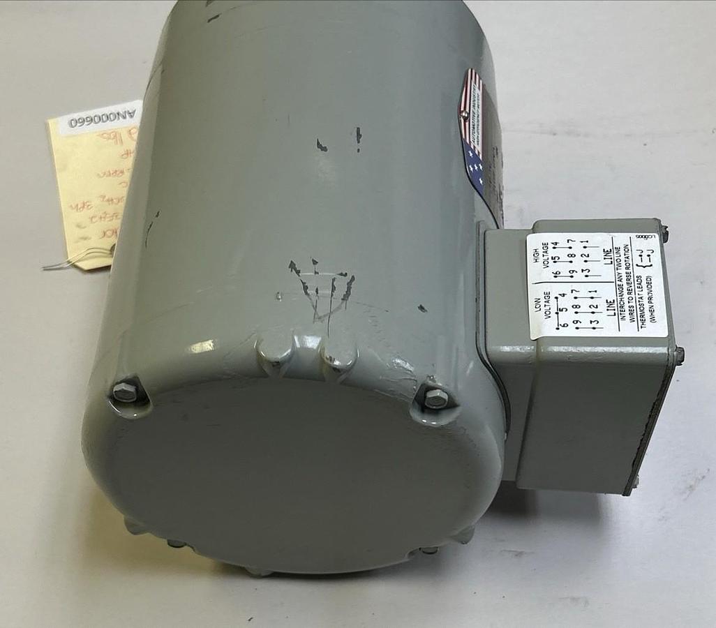 Used BALDOR,CAM3542,MOTOR 3/4HP 230/460V 1725 RPM 56C FRAME