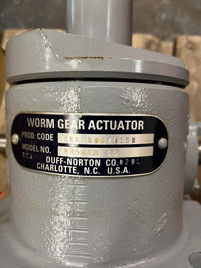 DUFF NORTON,PM9010-15,WORM GEAR ACTUATOR