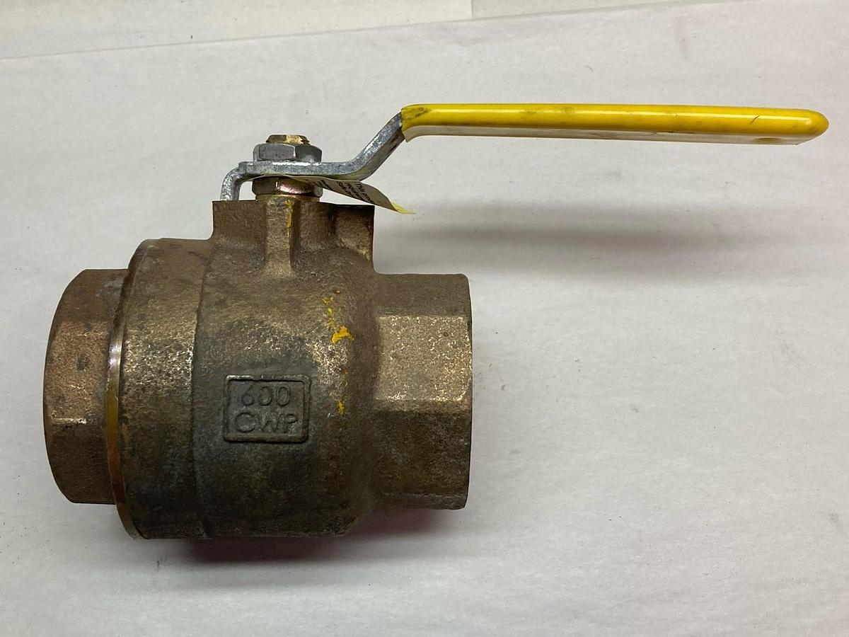 Used Apollo,7C-108-01,Manuel Bronze Ball Valve 600CWP